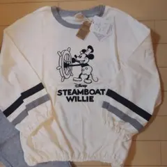 子供１２０cm☆ディズニーミッキー薄長袖パジャマ☆タグ付き新品未使用☆