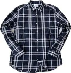 【美品】MANUAL ALPHABET 日本製 チェックシャツ メンズ 長袖 L