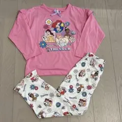 【新品】 ディズニープリンセス 長袖パジャマ 上下セット　120cmのサムネイル