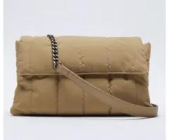 ZARA キルティング ショルダーバッグ　チェーンバッグ