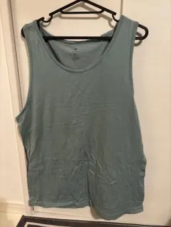 H&M タンクトップ ノースリーブ Lサイズ　カーキのサムネイル
