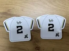 オリックスバファローズ 岩嵜翔 ニックネームユニフォーム柄ステッカー