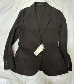 未使用タグ付き　感動ジャケットXS ブラック　UNIQLO
