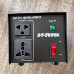 100v→110〜120V とその逆！500w 電圧変圧器 海外⇄日本 - メルカリ