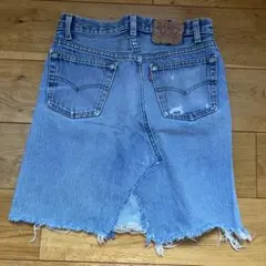 Levi's 501デニムリメイクスカート W30