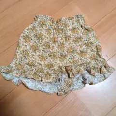 L'cée mine 花柄フリルハーフパンツ 120