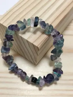 天然石フローライト ブレスレット