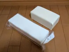 【美品】ネイル アームレスト ホワイト【2個セット】のサムネイル