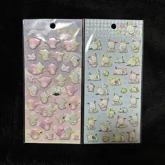 ダイソー ぷくっとシール 立体 ぷくぷく サンリオ キキララ ポチャッコ