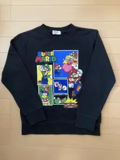 スーパーマリオ トレーナー 140サイズ 黒