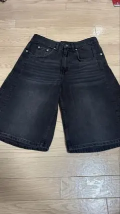 ZARA ブラックデニムショートパンツ ジョーツ