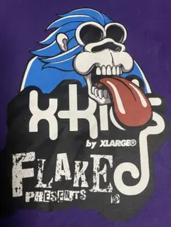 FLAKE✖︎XLARGE コラボパープル Tシャツ