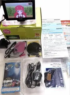 サンヨーゴリラNV-SB550DTポータブルナビ ワンセグ視聴OK付属品有のサムネイル