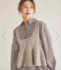 スタディオクリップ studio CLIP☆7ゲージ切り替えフレアベスト未使用