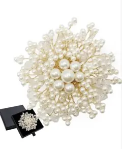 コサージュ　卒園式　入園式　パール　ブローチ　アイボリー　セレモニー