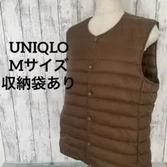 【UNIQLO】　ユニクロ　ウルトラライトダウンベスト　ブラック　サイズM