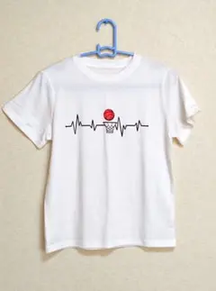 キッズ　バスケットボール　Tシャツ　　ホワイト　140cm