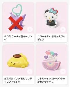 ハッピーセット サンリオキャラクターズ 第1弾