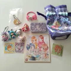 プリキュア まとめ売り 巾着 マスコット シールなど