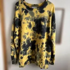 KEM タイダイ クルーネックスウェットＬ　ニコアンドビックサイズ