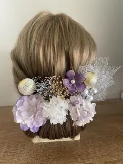 和装髪飾り　結婚式　卒業式　成人式　七五三。　NO.84