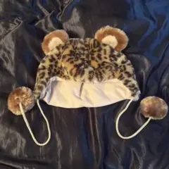 ユニバ 被り物 ファンキャップ ピンクパンサー ヒョウ柄