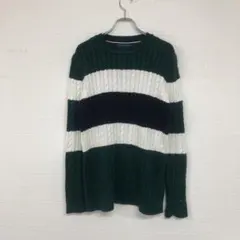 z-1136 TOMMY HILFIGER ケーブルニットセーター