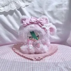 ハンドメイド 着ぐるみ おすわりぬい服 推し活 桃色 d253