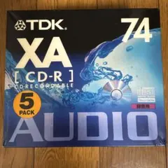 未使用　TDK XA CD-R 74分 5枚パック 録音用