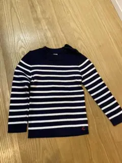 プチバトー　ボーダーカットソー ロンT