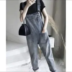 美品♪デニム サロペット オーバーオールのサムネイル