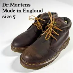 Dr.Martens ドクターマーチン〈英国製〉ミドルカットブーツ　３ホール 茶