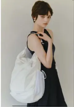 【emmi×MEGALOS】ホワイト/撥水マルチパーパスバックパック