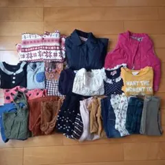秋冬服まとめ売り　女の子　90　長袖長ズボン
