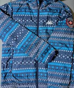 Kappa Golf 幾何学模様 フード付きジャケット