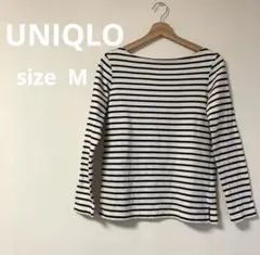 【ユニクロ】UNIQLO ボーダー　カットソー　M