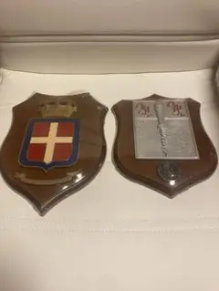 イタリア軍　壁掛けプレート　レプリカ　ファシストイタリア　ムッソリーニ