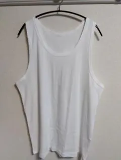 ＊新品未使用＊UNIQLO　ドライカラーリブタンクトップ 3XL ホワイトのサムネイル