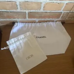 CHANEL DIOR 巾着 2点セット