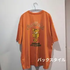 ガーフィールド　半袖Tシャツ　4L　オレンジ　レディース　トップス　キャラTのサムネイル