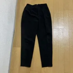 GU ブラック スリムフィットパンツ