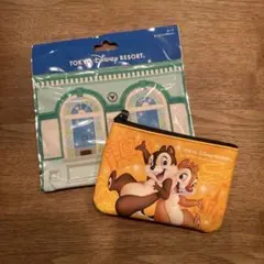 東京ディズニーリゾート ランダムポーチ チケットデザイン チップとデール