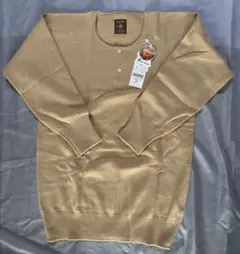 ALPHA カシミヤ入長袖肌着M 紳士/メンズ