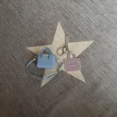 JILLbyJILLSTUARTピンク トートバッグ型 キーホルダー　2点セット