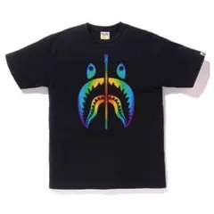 BAPE 半袖Tシャツ メンズ ブラック シャーク Mサイズ