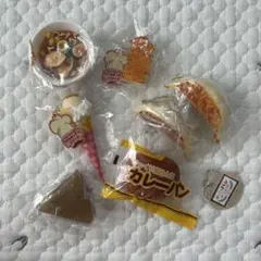 【1031z6143】ガチャガチャ　キーホルダー　食品サンプル　まとめ売り