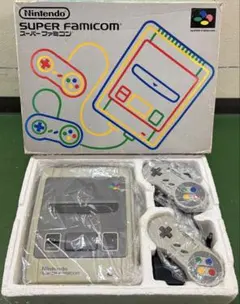 Nintendo 任天堂 スーパーファミコン 本体 コントローラー 説明書 箱