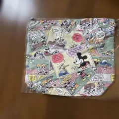 ディズニー オリジナル巾着バッグ ミッキー＆ドナルドのサムネイル