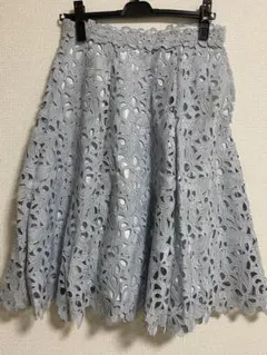 プロポーションボディドレッシング 春夏 花柄レーススカート