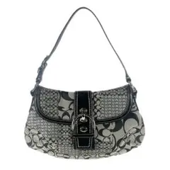 COACH コーチ ソーホー パッチワーク サッチェル シグネチャー バッグ